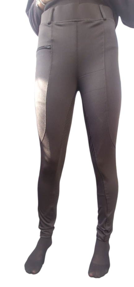 Sheldon Signature Silicon Riding Tights (All Black)