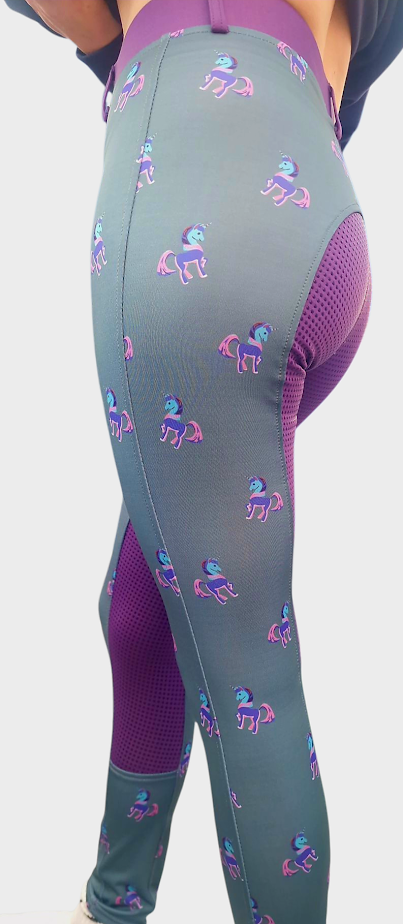 🦄Kids Unicorn Riding Tights🦄