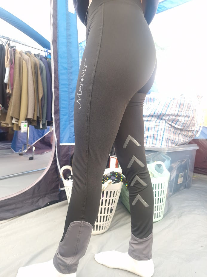Ladies Medway Summer Riding Tights ( Silicone knee)