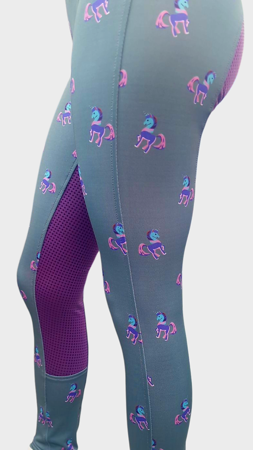 🦄Kids Unicorn Riding Tights🦄